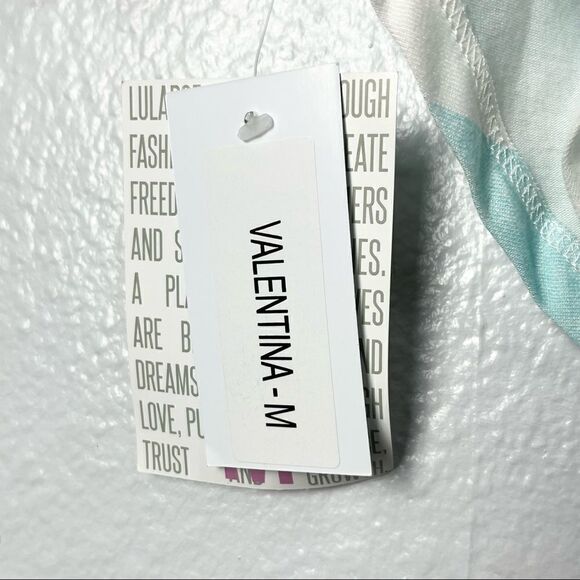 Lularoe Valentina Striped Shirt Size M - Picture 5 of 6